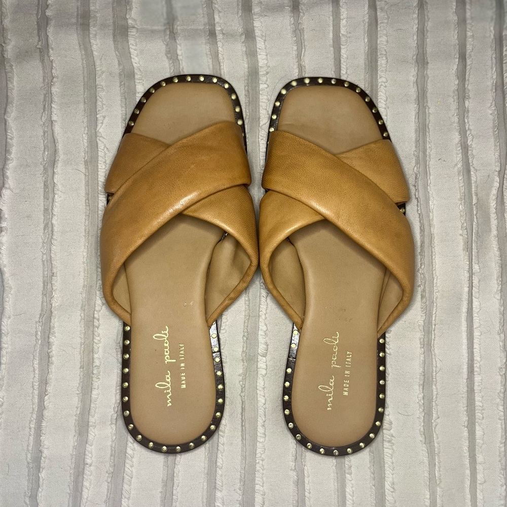 MILA PAOLI Sandals Made in Italy Size 7.5